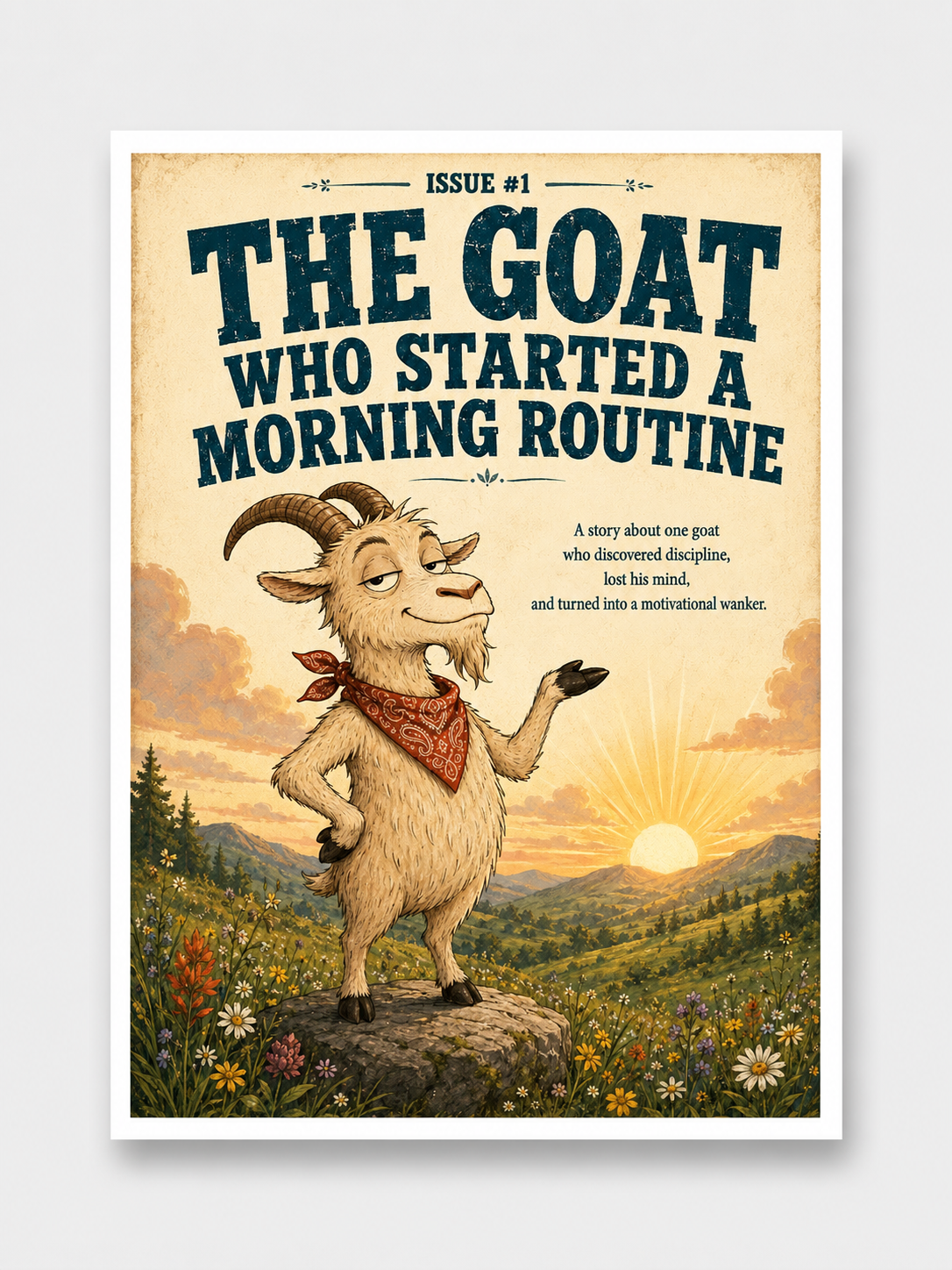 The Goat Who Made a Morning Routine - Issue #1